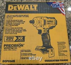 DEWALT DCF894B 20V MAX XR 1/2 in. Mid-Range Cordless Impact Wrench New In Box
