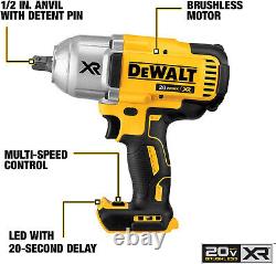 DEWALT DCF899P2 20V MAX XR Cordless Brushless 1/2 Impact Wrench Kit