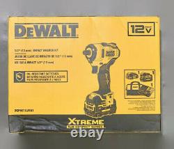 DEWALT DCF901GJ1G1 12V MAX XTREME 1/2-in Cordless Brushless Impact Wrench Kit
