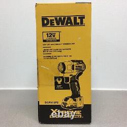 DEWALT DCF902F2 12 V 3/8 Cordless Brushless Impact Wrench, Battery & Charger