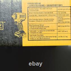 DEWALT DCF921B ATOMIC 20V MAX 1/2-in Cordless Hog Ring Impact Wrench TOOL ONLY