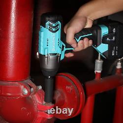 DURATECH 20V Cordless Impact Wrench 1/2-in Sockets 330 Ft-lbs High Torque Wrench