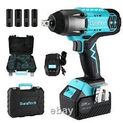 DURATECH 20V Cordless Impact Wrench Kit