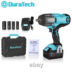 DURATECH 600 Ft-Lbs Cordless Impact Wrench Sets 20V 1/2 Brushless Impact Driver