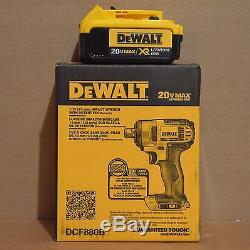 DeWALT DCF880B 20V MAX Li-Ion Cordless 1/2 Impact Wrench + DCB204 4Ah Battery