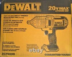 DeWALT DCF889B 20V MAX 1/2 Cordless Li-Ion High-Torque Impact Wrench -Bare Tool