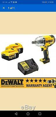 DeWALT DCF899P2 DCF899N 18v XR Cordless Impact Wrench 2 x 5Ah Batt NEW