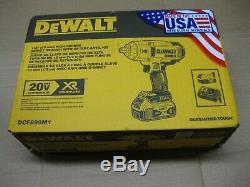 DeWalt DCF899M1 1/2 High Torque Cordless Impact Wrench with Detent Anvil Kit