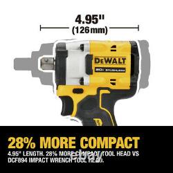 DeWalt DCF922B ATOMIC 20V MAX 1/2 Imp Wrench withDetent Pin Anvil (Tool Only) New