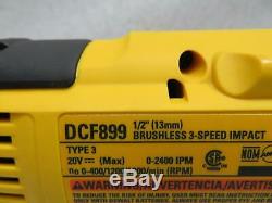 Dewalt DCF899 1/2 Cordless 3 Speed Impact Wrench (Tool Only)
