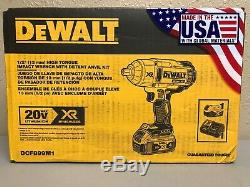 Dewalt DCF899m1 XR 20- volt 1/2 Drive Cordless Impact Wrench Kit (New)