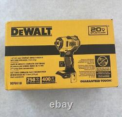 Dewalt DCF911B 20V Max 1/2 in Cordless Impact Wrench with Hog Ring Tool Only New