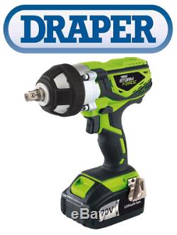 Draper 01031 Storm Force 20v Cordless 1/2 Impact Wrench Gun FAST AND FREE