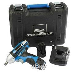 Draper 10.8v Lithium 3/8 Cordless Impact Wrench 2 Batteries & Charger 78584 New