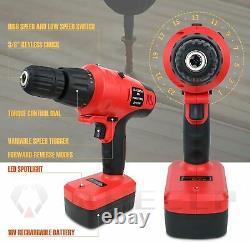 E-HEELP Cordless Impact Wrench 1/2'' 20V Power Impact Gun Driver with 2 Battery