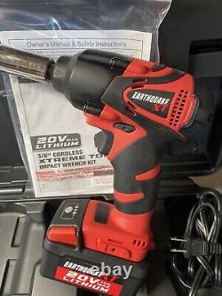 Earthquake EQ38XT-20V 3/8 Cordless Impact Wrench 20V Excellent Condition