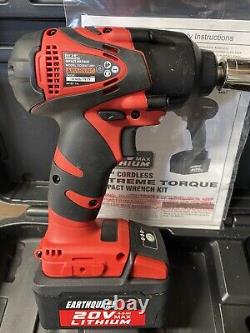 Earthquake EQ38XT-20V 3/8 Cordless Impact Wrench 20V Excellent Condition