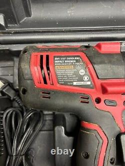 Earthquake XT Impact Wrench 1/2 Cordless(EQ12XT-20V)With BATTERY & CHARGER & CASE