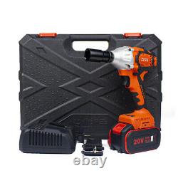 Electric Cordless Impact Wrench Brushless 1/2'' Max 800Nm with 13000mAh Battery