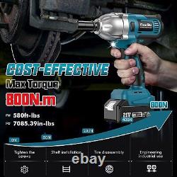 Electric Impact Wrench 1/2 Cordless Impact Wrench (800N. M) 580Ft-lbs 3300RPM