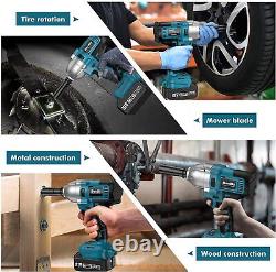 Electric Impact Wrench 1/2 Cordless Impact Wrench (800N. M) 580Ft-lbs 3300RPM