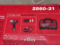 FUEL 18V 1/2 in. Cordless Mid Torque Impact Wrench With Pin Detent COMBO 2860-21P