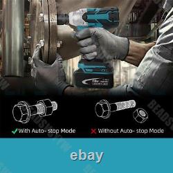 For Makita 125mm Angle Grinder + Impact Wrench Cordless Tool Combo Kit Brushless