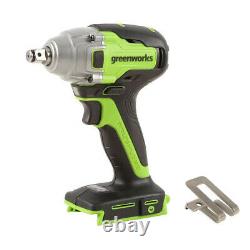GreenWorks 24V Cordless Impact Wrench 400Nm 1/2 in Chuck Battery Impact Wrenches