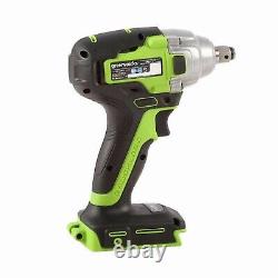 Greenworks 24V 1/2 Cordless Impact Wrench 400Nm with 4Ah Battery and 2A Charger