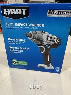 HART 20-Volt Cordless 1/2-inch Impact Wrench (Battery Not Included)