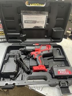 Impact Wrench EARTHQUAKE 20V Cordless 3/4 In Xtreme Torque with 4.0 Ah Battery
