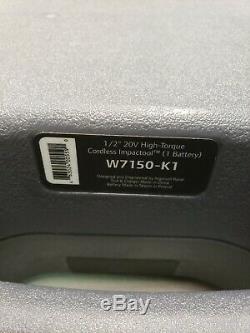 Ingersoll Rand 20V IQV 1/2 Cordless Impact Wrench Kit, 1100 ft lbs! IR W7150-K1
