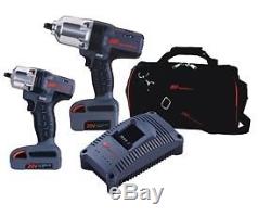 Ingersoll Rand #IQV20-201 20V Cordless Lithium-Ion 2-Piece Impact Wrench Combo