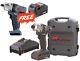 Ingersoll Rand #W5111-K12 1/4 Hex Cordless Impact Wrench with (2) Batteries