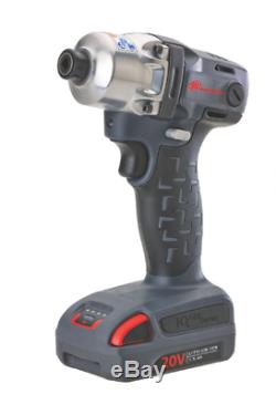 Ingersoll Rand #W5111-K12 1/4 Hex Cordless Impact Wrench with (2) Batteries