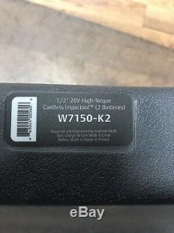 Ingersoll Rand W7150-K2 2x 5.0ah Batt Cordless1/2 Impact Wrench 2019 Brand New