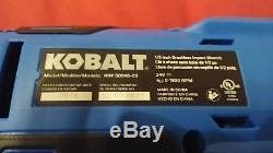 Kobalt 24V Max 1/2 Drive 650 ft-lbs Torque Brushless Cordless Impact Wrench NEW
