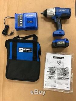 Kobalt 24-V 1/2-in Drive Cordless Impact Wrench Li-ion Battery Power Tool Bag