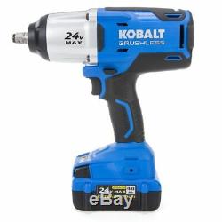 Kobalt 24-Volt Max 1/2-in Drive Variable Brushless Cordless Impact Wrench