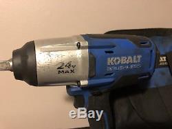 Kobalt 24v-max 1/2 drive brushless cordless impact wrench