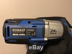 Kobalt 24v-max 1/2 drive brushless cordless impact wrench