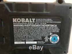 Kobalt KIW 5024B-03 1/2 Brushless 24v Cordless Impact Wrench, Battery & Charger