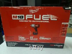 M18 FUEL 18-V Brushless Cordless 1/2 in. Impact Wrench 1 Battery 1 Charger 1 Bag