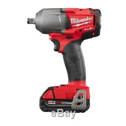 M18 FUEL 18-Volt Lithium-Ion Mid Torque Brushless Cordless 1/2 in. Impact Wrench
