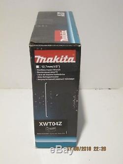 MAKITA XWT04Z 18V LXT Lith-Ion 1/2 Cordless High Torque Impact Wrench NISB F/SP