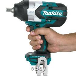 Makita 18V LXT Li-Ion BL 1/2 in. Sq. Dr. Impact Wrench (Tool Only) XWT08Z New
