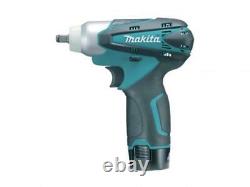 Makita Tw100dwe 10.8v Lxt Cordless Impact Wrench 3/8 2 Batteries Charger Case N