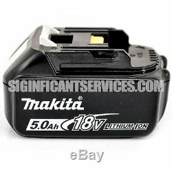 Makita XWT04Z 18V LXT Cordless 1/2 High Torque Impact Wrench 5.0 Ah Battery Kit