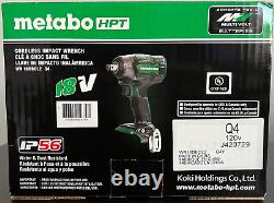 Metabo HPT WR18DBDL2Q4M 18V 1/2 Drive Cordless Impact Wrench Tool Only IP56 NEW