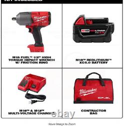 Milwauke M18 FUEL 18V Lithium-Ion Brushless Cordless 1/2 in. Impact Wrench